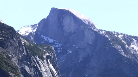 Half Dome Wide Tripod Stock Footage 876060
