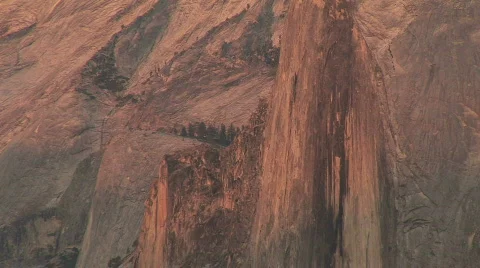 Half Dome, Yosemite National Park, California Stock Footage