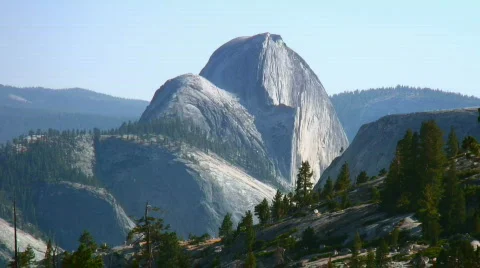 Half Dome Zoom Stock Footage 304904