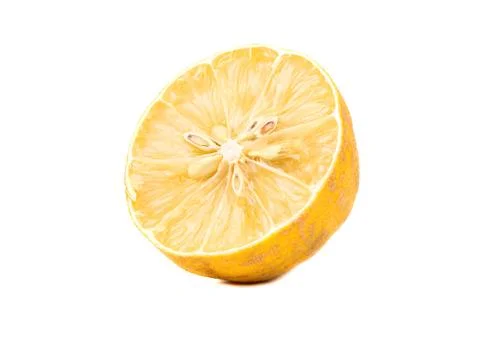 Half dry lemon Stock Photos