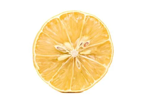 Half dry lemon Stock Photos