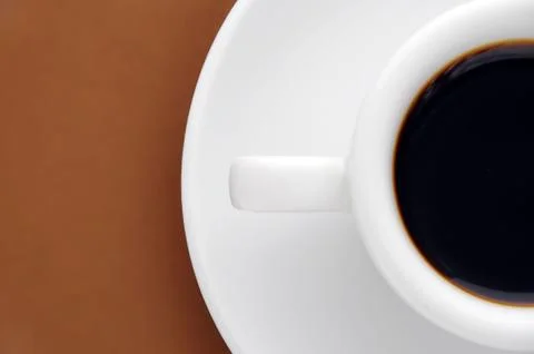 Half an espresso Stock Photos