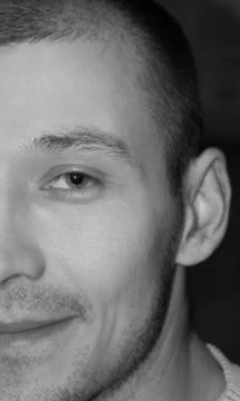 Half face Stock Photos