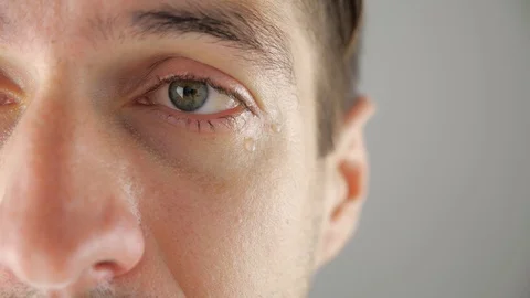 sad man face crying