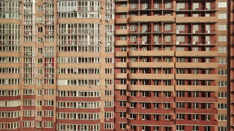 Half of the finished house and at the same time at the construction stage Stock Footage 162347175