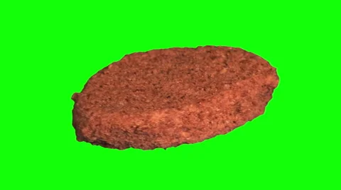 Half-finished product – beef cutlet in breading Stock Footage 47536779