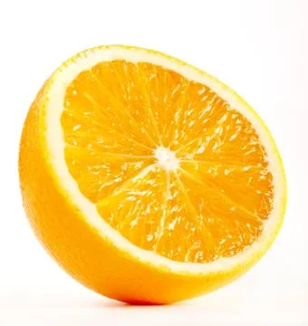 Half of a fresh orange Stock-Fotos