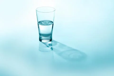 Half full, half empty concept representation Stock Photos