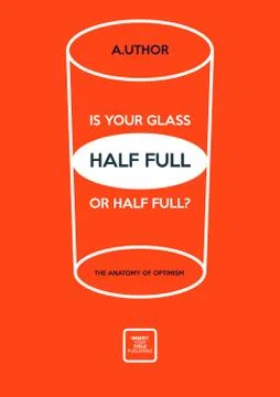 Half Full or Half Full Stock Illustration