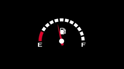 Half Full Tank Gauge Stock Footage 334288845
