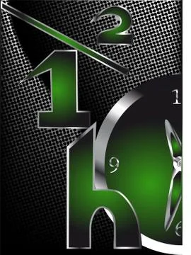 Half an hour Stock Illustration