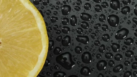 Half a lemon Stock Footage 181185809