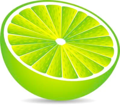 Half lemon Stock Illustration