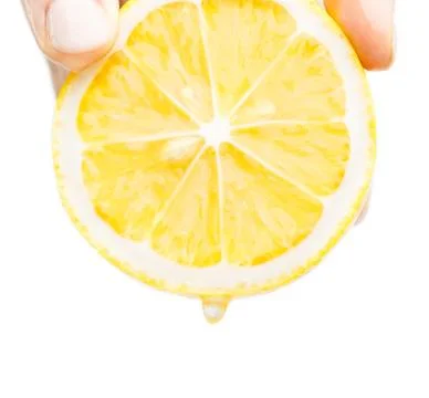 Half a lemon Stock Photos