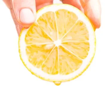 Half a lemon Stock Photos