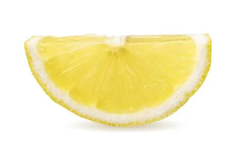 Half of lemon slice Stock Photos