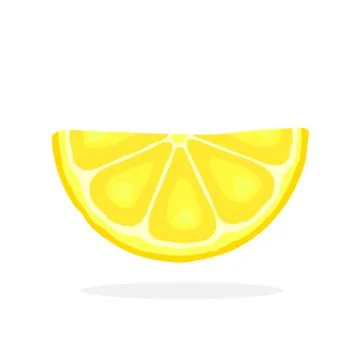 Half lemon slices Stock Illustration