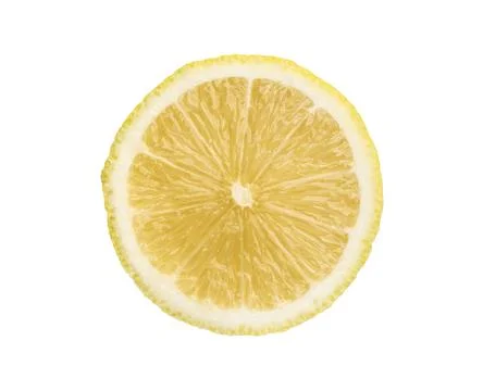 A half lemon on the white backgrounds Stock Photos