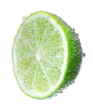 Half a lime Stock Photos