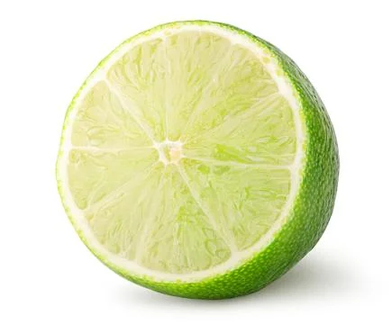 Half of lime rotated Foto stock
