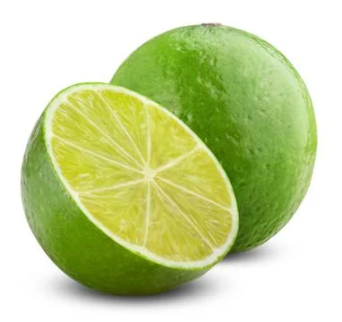 Half limes Stock Photos