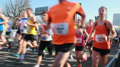 Half Marathon of The Hague 動画素材 47978079