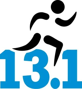 Half Marathon Icon Stock Illustration