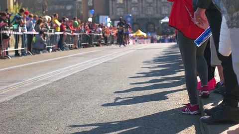 Half Marathon Race, Prague Stock Footage 75841545