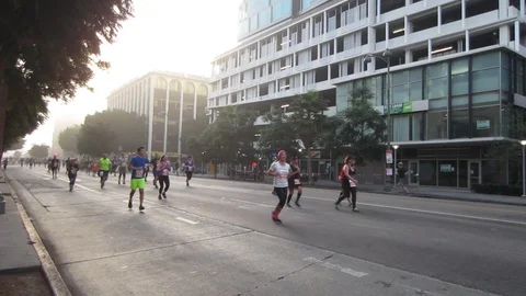 Half Marathon1 Video stock 97399884