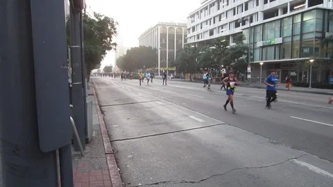 Half Marathon3 Video stock 97399887