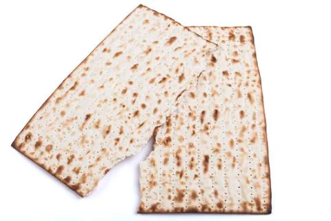 Half matza Stock Photos