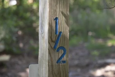 Half Mile Marker Stock Photos