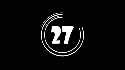 Half minute, 30 seconds time keeper on background. Count down 30 to 0 second. Stock Footage 163677210