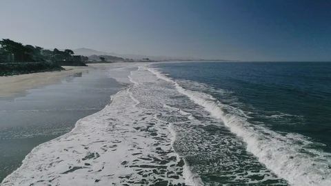 Half Moon Bay Stock Footage 90497432