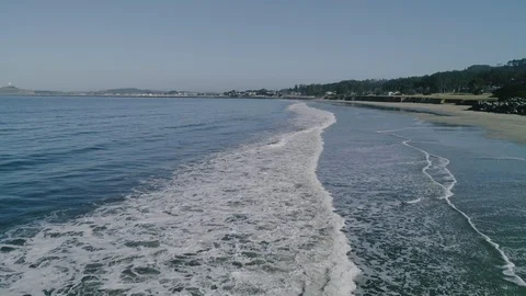 Half Moon Bay Stock Footage 90498071