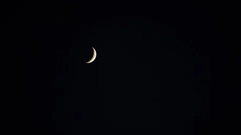 Half moon Stock Footage 123117792