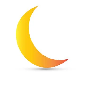 Half moon Stock Illustration