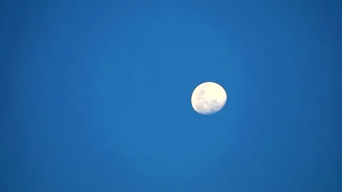 Night Sky Half Moon Rise Stock Footage Royalty Free Stock Videos Pond5