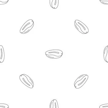 Half nut pattern seamless Stock Illustration