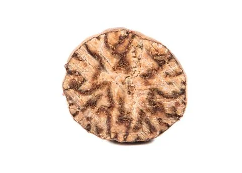 Half nutmeg Stock Photos