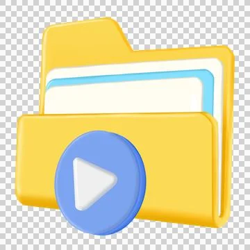 Half-open orange folder containing pages of paper in flat design style Illustrazione stock