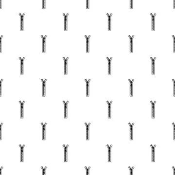 Half opened zip pattern seamless 库存插图