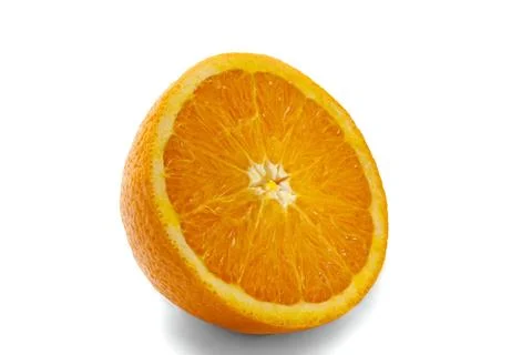 Half Orange Facing Away Foto stock