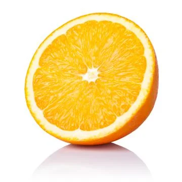 Half orange Stock Photos