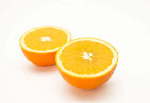 Half orange Stock Photos