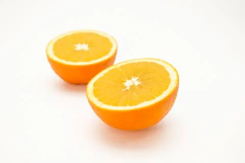 Half orange Stock Photos