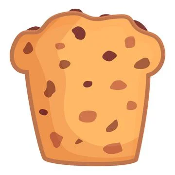 Half panettone icon cartoon vector. Sweet cake Stockillustratie