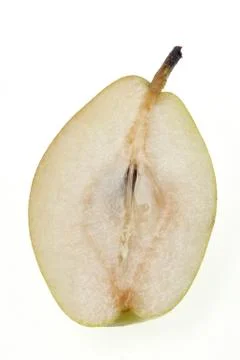 Half of pear Stock Photos