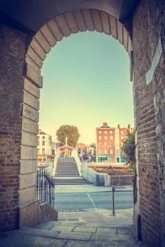 Half penny bridge Stock Photos