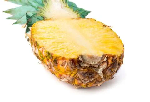 Half of pineapple Foto stock